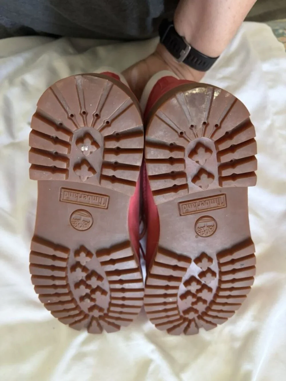 Timberland Girl’s Size 4.5Y Pink Waterproof Boots